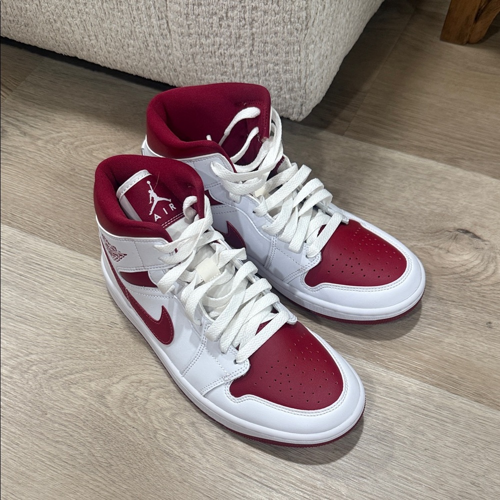 Nike Air Red and White Sneakers
